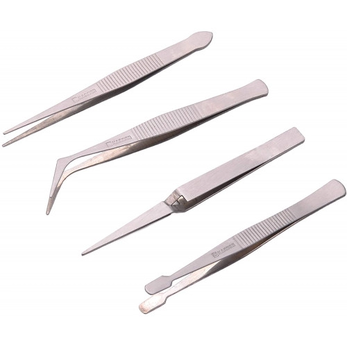 Pinzas de precisión de titanio para componentes 0402