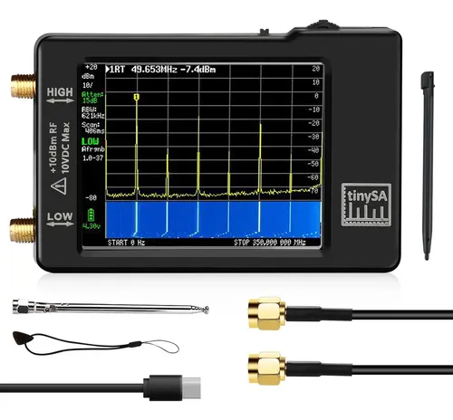 analizadores de espectro portátiles TinySA