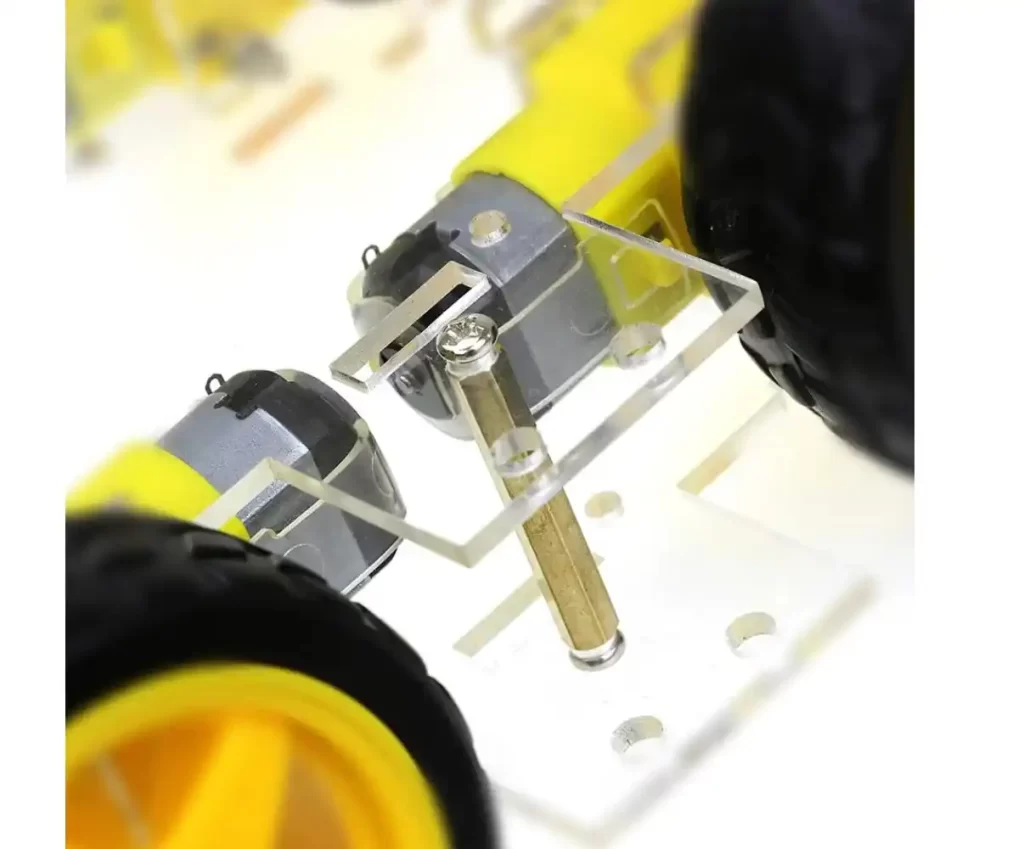 Chassis de Robot 4 Ruedas con Motores TT_02