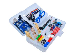 Kit Inicial Arduino versión 2 con placa UNO y sensores para proyectos educativos