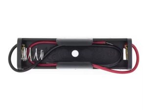 Caja Portapilas 1 x 1.5v Doble A Tenstar, ideal para proyectos de robótica y electrónica.