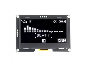 Pantalla OLED Gráfica Monocromática 2.42" SSD1309 en uso con Arduino