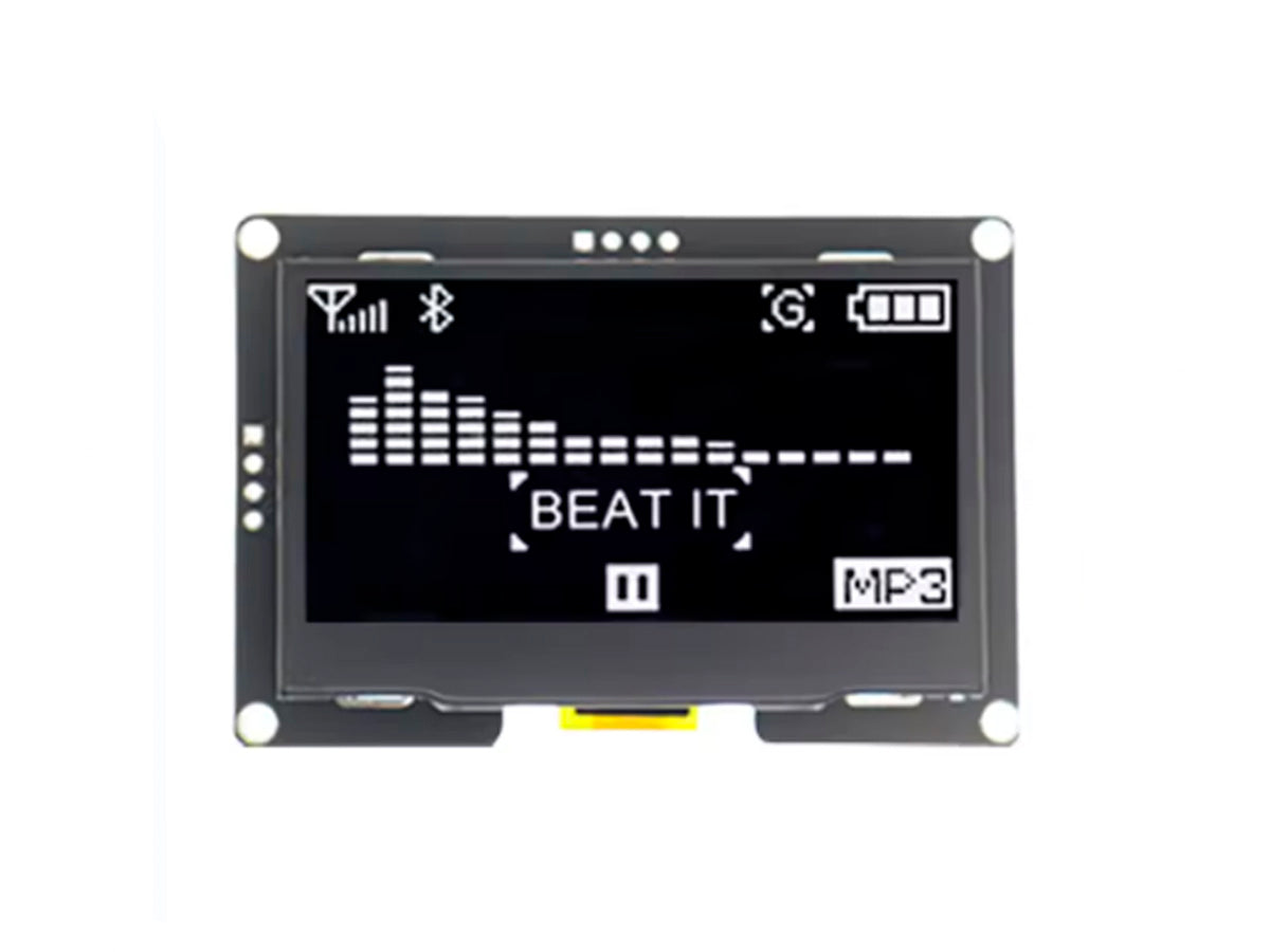 Pantalla OLED Gráfica Monocromática 2.42" SSD1309 en uso con Arduino