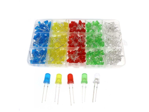 Kit de 500 LEDs de 5 mm RobotLinKing para proyectos de robótica y electrónica