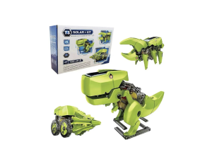 Kit Solar 3 en 1 Dinosaurio Robot 2919, juguete educativo para niños