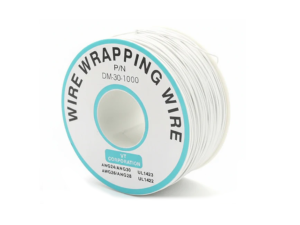 Cable 30 AWG RobotLinKing blanco, ideal para proyectos de robótica y electrónica.