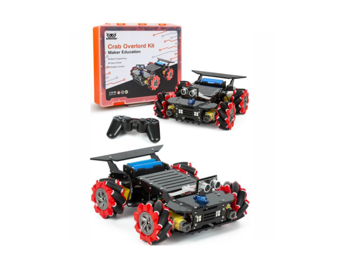 Kit Auto 4WD Mecanum RobotLinKing, vehículo robótico con control Bluetooth