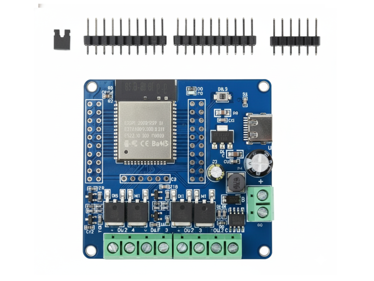 Placa ESP32 con conmutación MOSFET, modelo 2955, ideal para proyectos de automatización