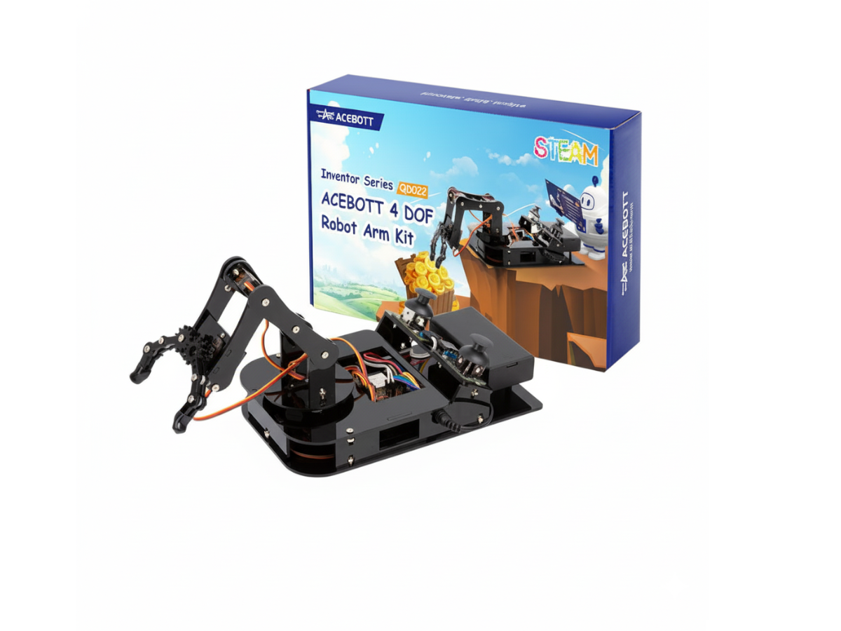 Kit Brazo Robótico ACEBOTT ESP32, ideal para proyectos educativos en robótica