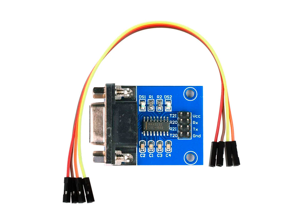 Módulo Conversor Serial RS232 a TTL MAX3232 para proyectos de robótica y electrónica