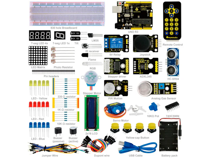 Kit Advance Study 28 proyectos Keyestudio - Placa Mega - Imagen 2