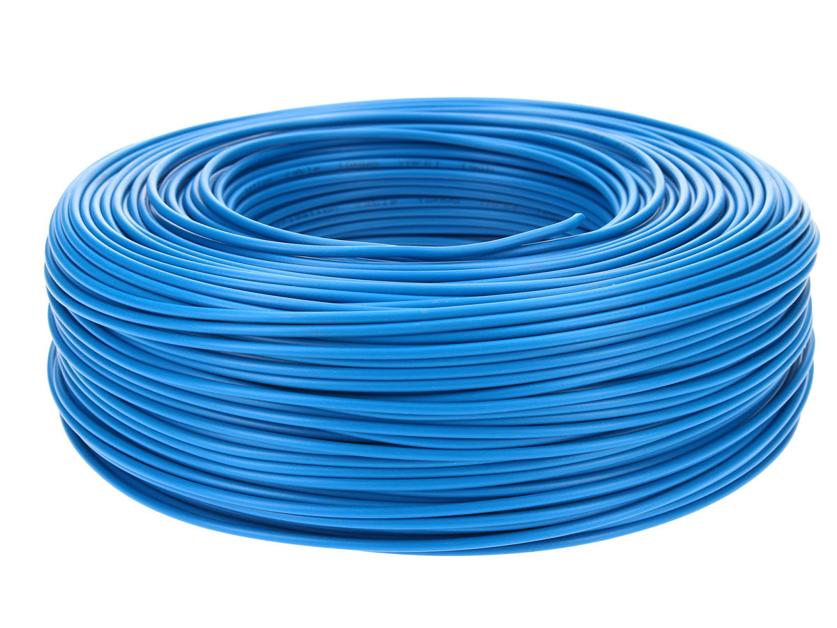 Cable AWG 24 Azul 1 metro para proyectos electrónicos y conexiones