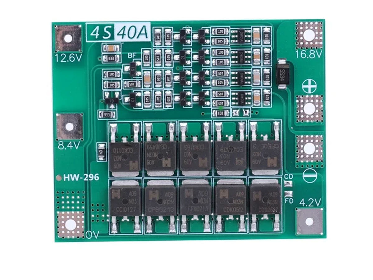 Cargador BMS 18650 4S 40A, módulo para proteger baterías en proyectos makers