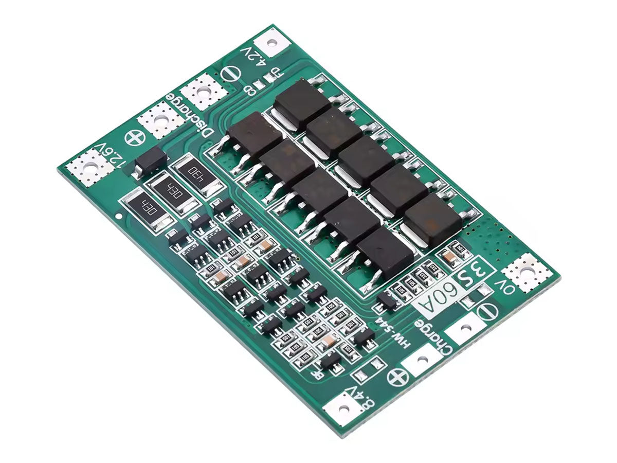 Cargador BMS 18650 3S 60A para proyectos de robótica y electrónica