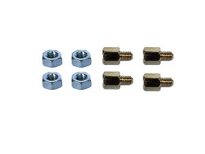 Kit espaciadores M3 Tenstar, incluye 4 espaciadores y tuercas para proyectos electrónicos