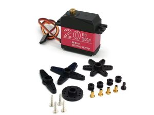 Servomotor Digital 20kg de Simple Robot Store, ideal para proyectos robóticos