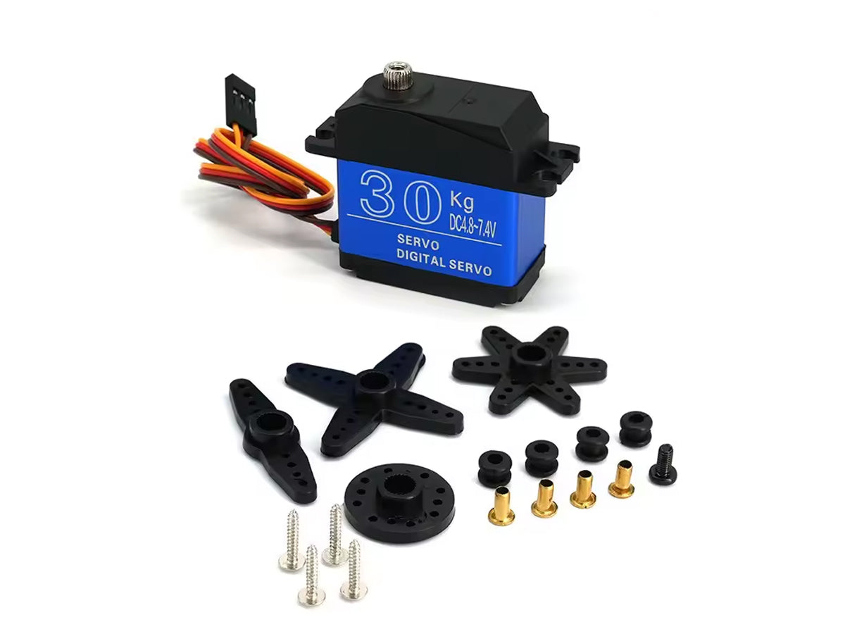 Servomotor Digital 30kg de Simple Robot Store, ideal para proyectos robóticos y Arduino